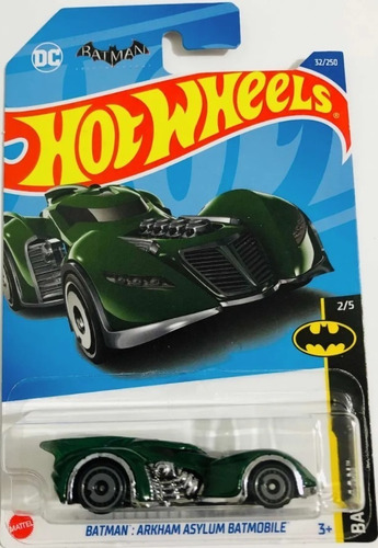 Hot Wheels Batman Arkham Asylum Batmobile 2/5, Hcv63, 2022