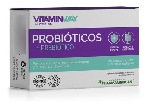 Probiotico + Prebiotico Ayuda Sist Inmunologico Y Digestivo 