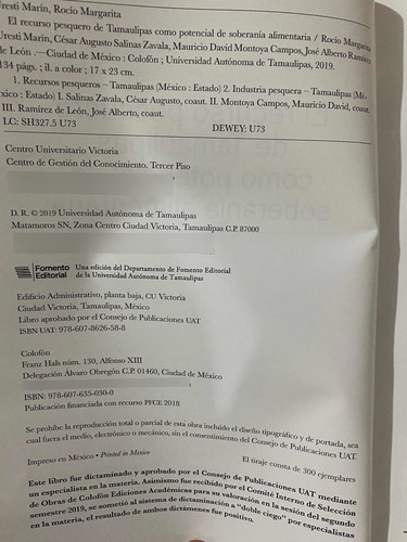 El Recurso Pesquero Tamaulipas