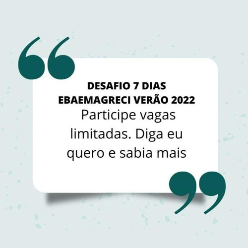 Imagem 1 de 1 de Inscrição Desafio Do Emagrecimento 7 Dias Pelo Whatsapp