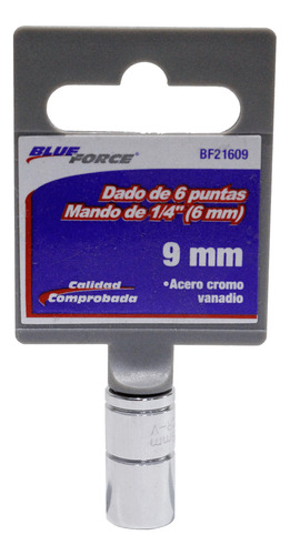 Dados Met 6pts1/4 Blue Force Bf21609 9 Mm