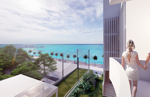 Departamento Frente Al Mar, Jacuzzi, Gimnasio, Pre-construcción, Malecón, Cozumel