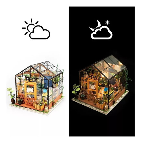 A Kits De Casa De Muñecas En Miniatura Lazhu Robotime Diy