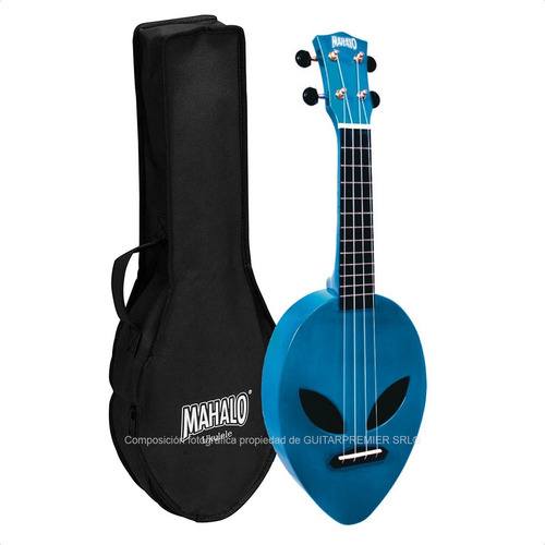 Ukelele Mahalo Soprano Alien Cuerdas Aquila + Funda Original