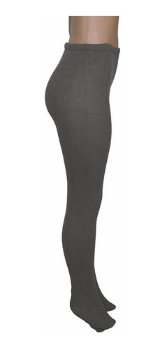 Imagem 6 de 8 de Meia Calça Fuso Grossa Lã Tricô Feminina/masculina Cós Alto