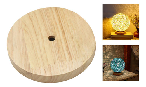 Soporte De Base De Lámpara De Mesa De Madera Reemplazo C