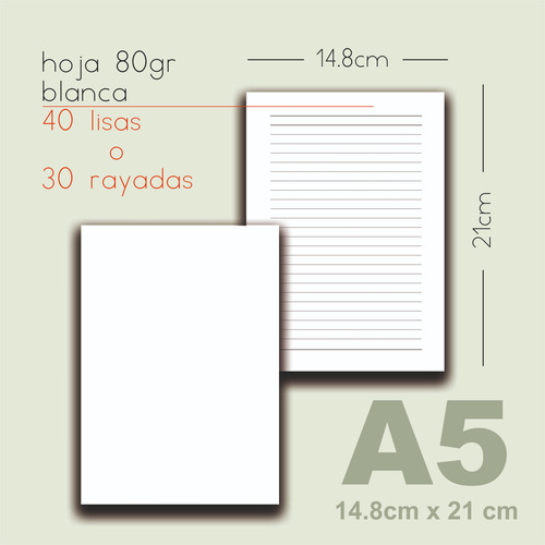 Libreta Personalizada Souvenir A5: Pack 25 Unid. Cada Pack