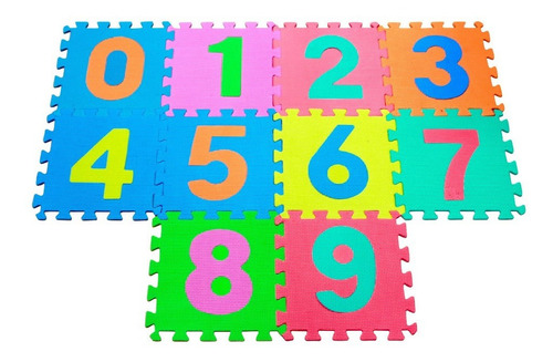 Imagen 3 de 4 de Alfombra Goma Eva X10 Diseño Numero 2455