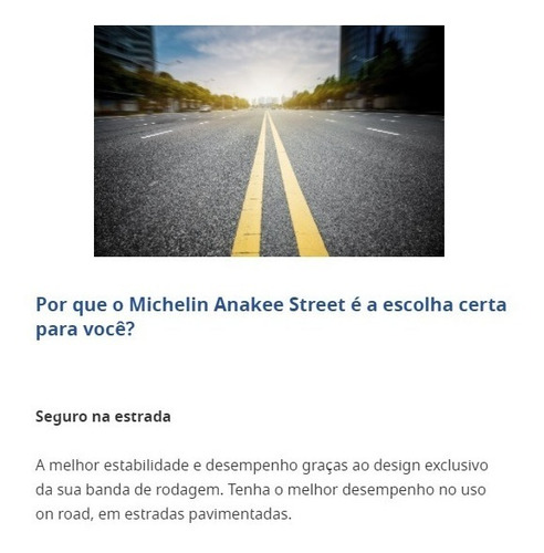 Pneu Michelin Anakee Street 130/80-17 Traseiro Xt660r Xt660