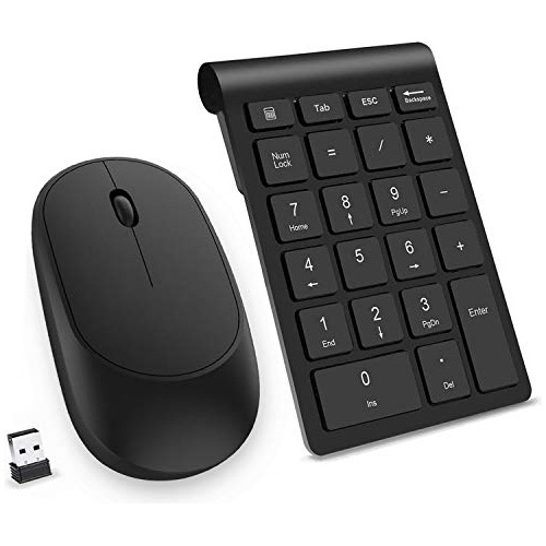 Combo De Teclado Numérico Y Mouse Inalámbricos, Portã...