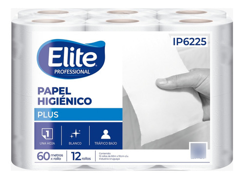 Papel Higiénico Elite Plus Hs 60 Mts