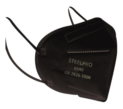 Respirador Descartable Steelpro Kn95 (50 Un) Black