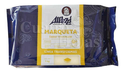 Alpezzi fundir chocolate marqueta cobertura blanca 5kg