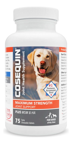 Nutramax Cosequin Ds Plus Msm Y Ha Joint Health Para Perros