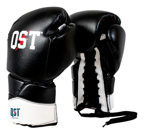 Combo Guantes De Boxeo + Vendas Qst Arg (#3211) Kick-box