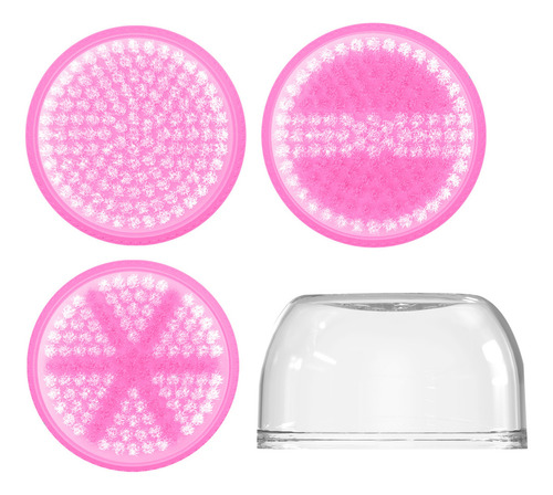 Cepillo 4 En 1 Gama Skincare Wet&dry Con Carga Usb Color Fucsia