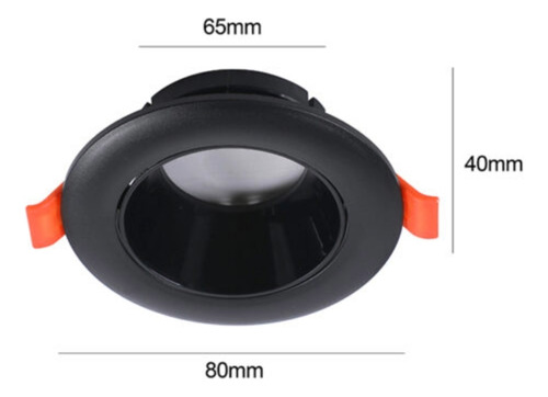 Packx10 Foco Spot Embutido Dirigibles Gu10 + Ampolleta 5w