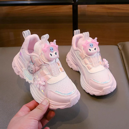 Zapatos Casuales Kuromi Para Niños, Flexibles Y En Forma De