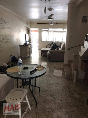 Sobrado Residencial À Venda, Boqueirão, Santos. - So0342