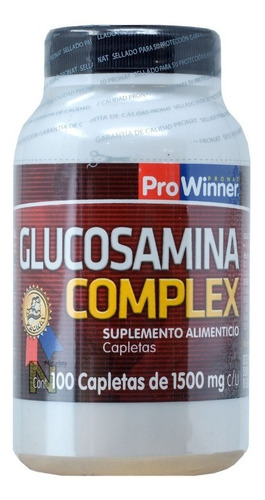 Imagen 1 de 3 de Glucosamina Complex (100 Caps) Prowinner