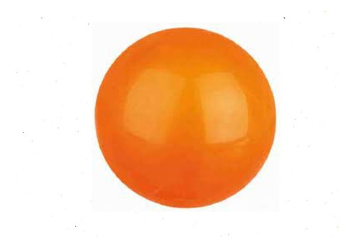 Juguete Pelota 5c Caucho Maciza Rebote Perro Adulto Cachorro Color Naranja