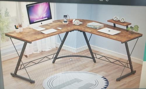 Imagen 3 de 6 de Mesa De Computadora Tipo L
