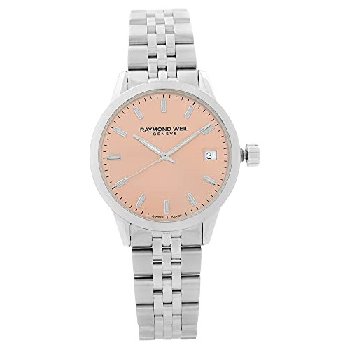 Reloj De Ra - Raymond Weil Freelancer Quartz Rose Dial Ladie