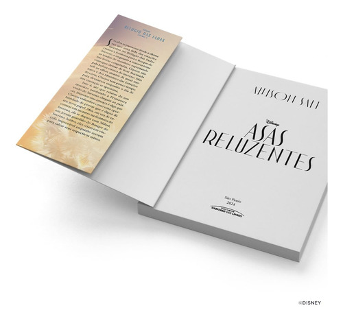 Asas Reluzentes - Edição Com Brinde - Disney - Livro - Capa Brochura - 1a Edição - Acompanha 1 Pôster + 1 Marca Página - Novo
