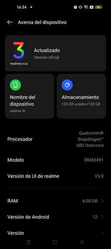 Celular Realme 9i (Usado)