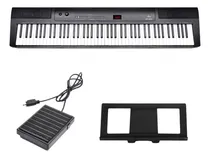 Comprar Teclado Digital 88 Teclas Piano Eléctrico Musical Organo Joy Dp882 Sensitivo 7 Octavas Con Pantalla Led Para Principiantes - Negro