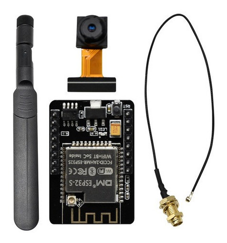 Imagem 5 de 12 de Módulo Esp32-cam Com Câmera Ov2640 E Antena 3dbi
