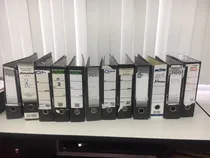 Comprar Lote De 24 Carpeta Archivador Lomo Ancho Tamaño Carta Usadas