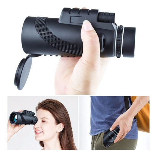 Mini Telescópio Portátil Zoom 8x40 Tripé E Suporte Celular