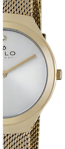 Relógio Masculino Oslo Dourado Ofgsss9t0018 G1kx Cor Dourado