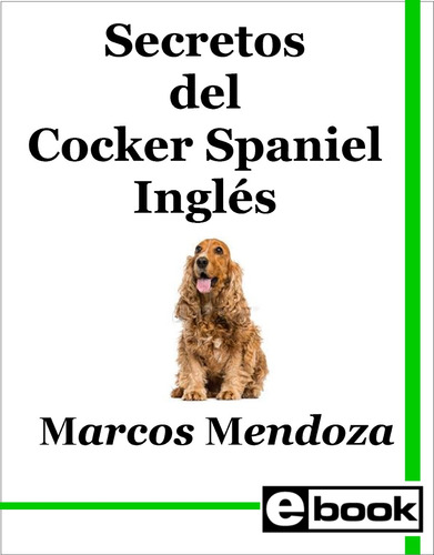 Cocker Spaniel Ingles Libro Adiestramiento Cachorro Adulto