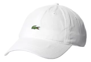 Gorra Lacoste Original Casual Ligera Blanco Hombre Logo Croc