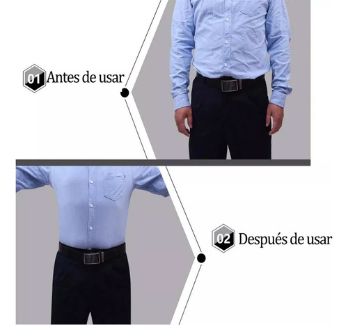 * 1 Par De Soportes Elásticos For Correas De Camisa For Homb