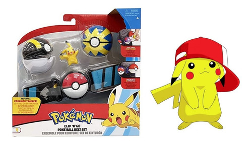 Imagen 3 de 3 de Figura Accesorio Cosplay Anime Pokemon Cinturon Entrenador