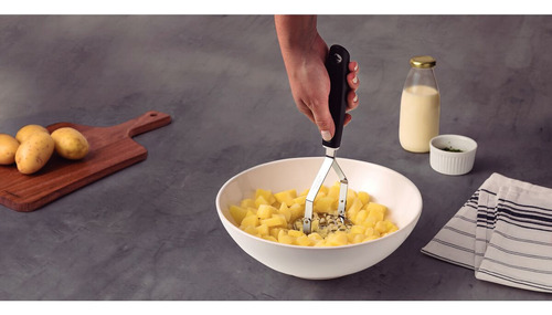 Amassador Batatas Inox Utilitá Tramontina Preto