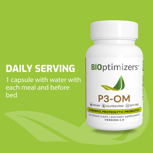 Suplemento Bioptimizadores P3-om, Prebióticos Proteolíticos