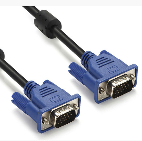 Cable Vga De 3 Metros Con Doble Filtro Para Monitor Nuevo