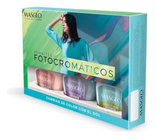 Kit Masglo Esmaltes Fotocromáticos X 3 - mL a $895