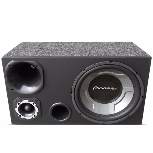 Caixa Trio Sub Pioneer Ts-w3060br + 1 Driver + 1 Tweeter Pot