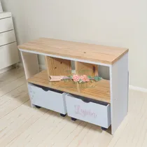 Comprar Cómoda En Madera Organizador Multiuso Con Baules