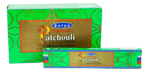 Sahumerios Satya Natural Patchouli Pachuli 12 Cajitas