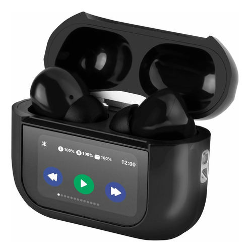 Audífonos Kaiser Kh-9502bk Pantalla Touch Color Negro