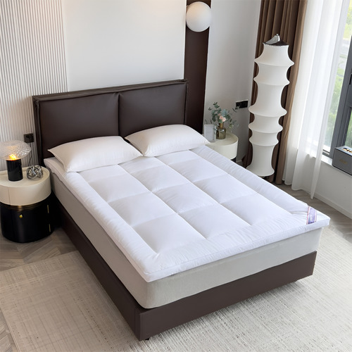 Cubrecolchón Topper Ultra Acolchado 1,5 Plaza Color Blanco