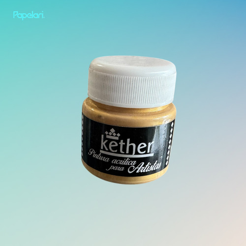 Pinturas Kether 30ml Variedad De Colores Metalicos Plateado