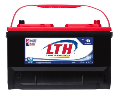 Bateria Lth 12v 800 Amperes Modelo L-65-800 Carro/camioneta Izquierdo