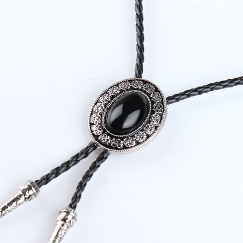. Collar Con Colgante De Lazo Bolo Vaquero Vaquero Vintage